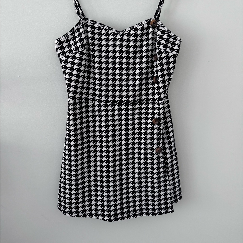 Houndstooth Romper
